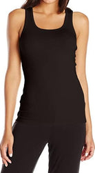 Charlie Rib Knit Racer Back Tank | Black