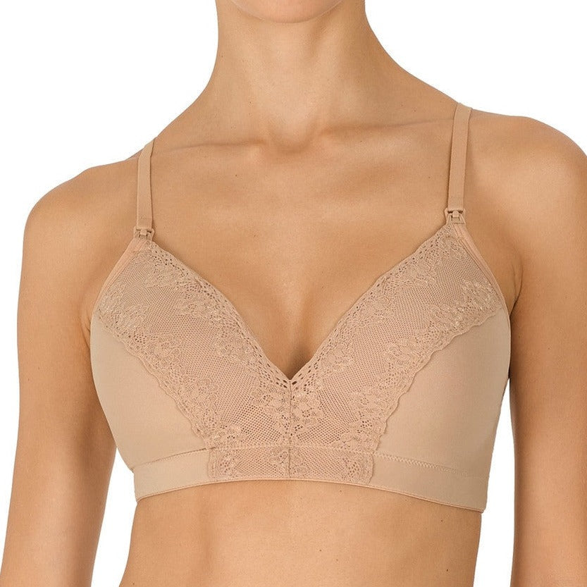 760154 Bliss Perfection Wireless Contour Nursing Bra | Cafe