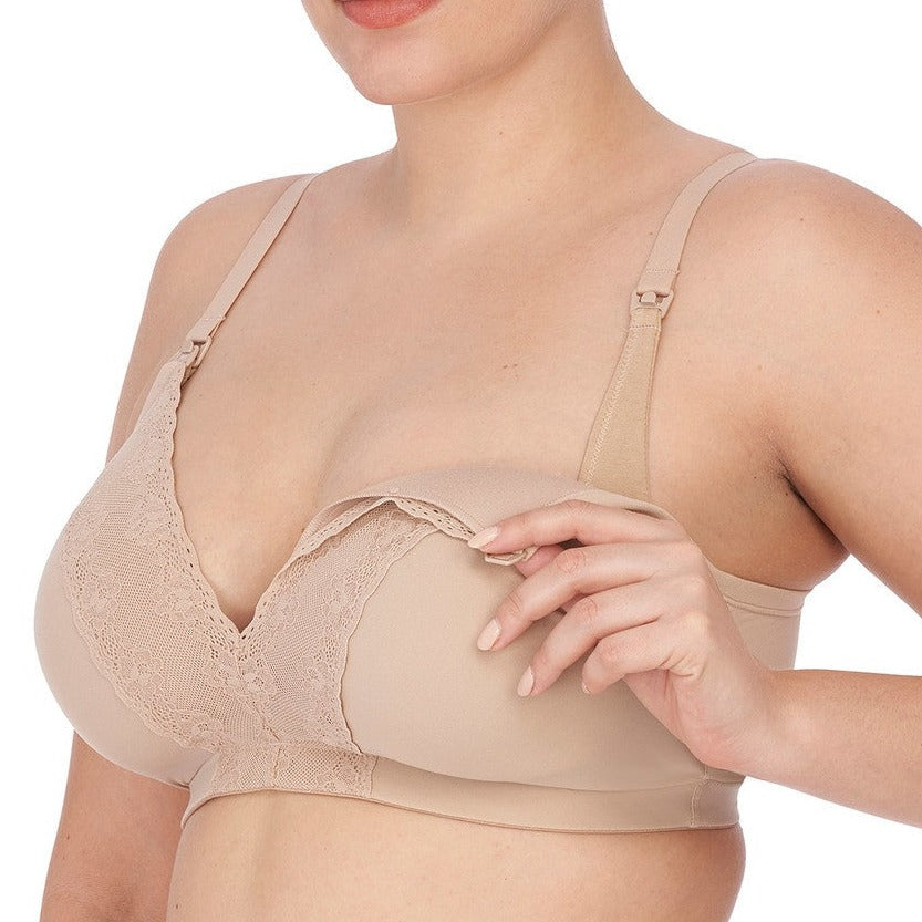 760154 Bliss Perfection Wireless Contour Nursing Bra | Cafe