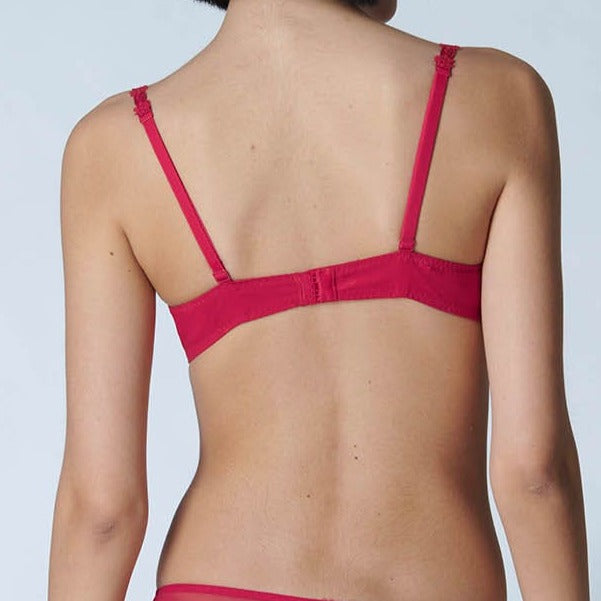 12B330 Wish Demi Cup Bra | Ruby Pink