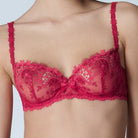 12B330 Wish Demi Cup Bra | Ruby Pink