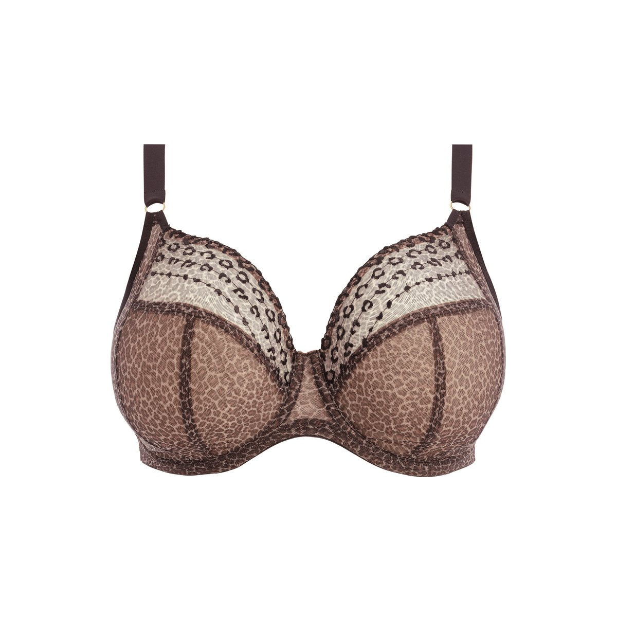 EL8900LED Matilda Plunge Bra | Leopard