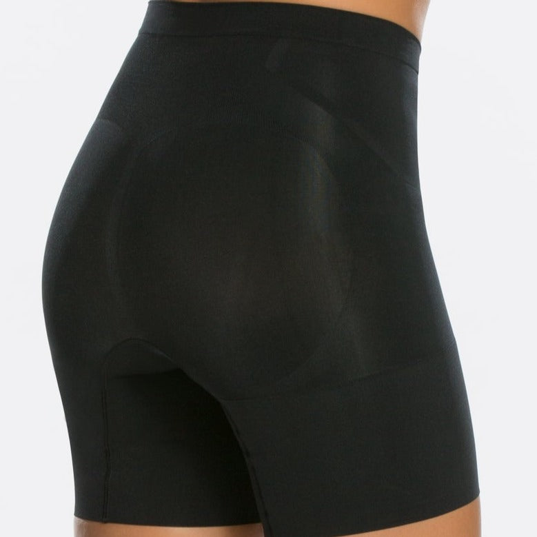 SPANX Women's OnCore Mid-Thigh Short Shaper Very Black Size XL SS6615 for  sale online